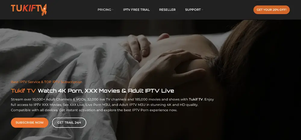 Tukif Porn IPTV يمنحك افضل اشتراك IPTV وIPTV M3U اشتراك لمشاهدة سكس كبار، افلام كبار 18، وتحميل IPTV للتلفزيون بسهولة وجودة ممتازة
