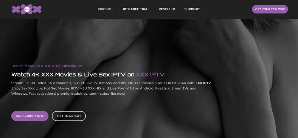 XXX IPTV يقدم افضل اشتراك IPTV لمشاهدة افلام للكبار فقط، افلام كبار 18، وسكس كبار عبر روابط IPTV وسيرفر IPTV سريع لجميع الأجهزة